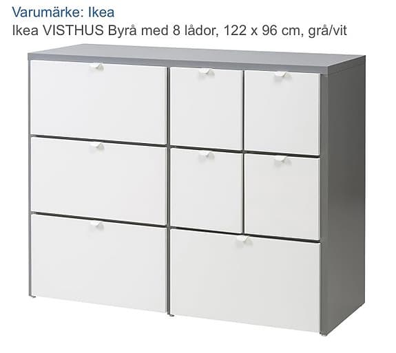 Ikea Visthus Byrå