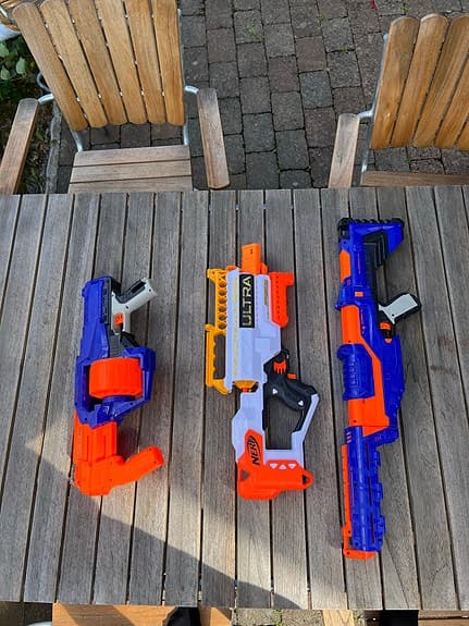 Nerf leksaksvapen