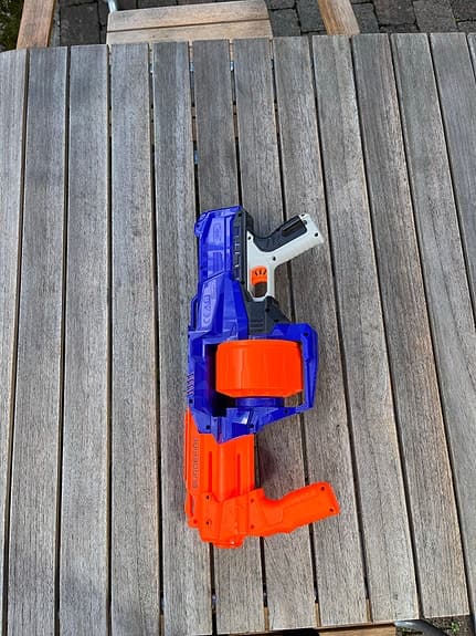 Nerf leksaksvapen