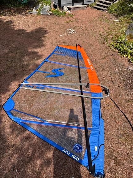 Komplett vindsurfingpaket RRD EasyRide 220L + 2 segel
