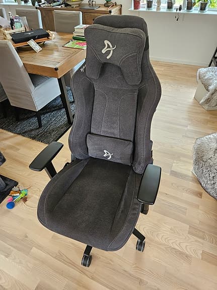Arozzi Vernazza Soft Fabric gamingstol (mörkgrå)