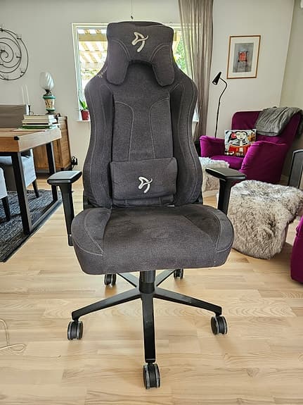 Arozzi Vernazza Soft Fabric gamingstol (mörkgrå)