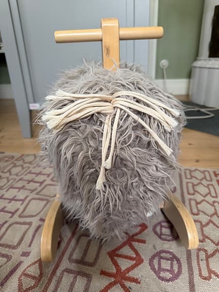Kids Concept gunghäst mammut grå
