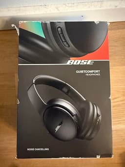 Bose QuietComfort hörlurar over-ear svart