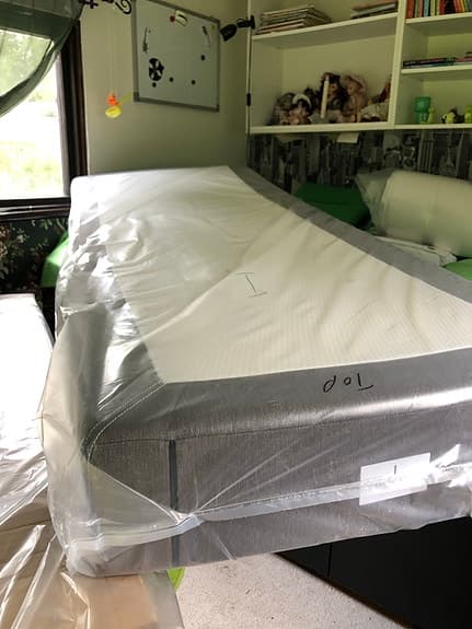 KungSängen VX M20L ställbar säng 80x200 nougat