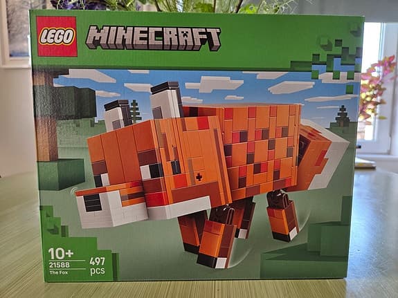 LEGO Minecraft räv byggset 497 bitar