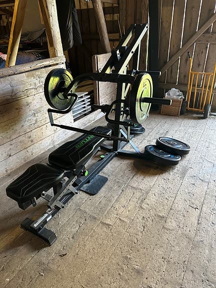 Hemgym ”tunturi” med vikter