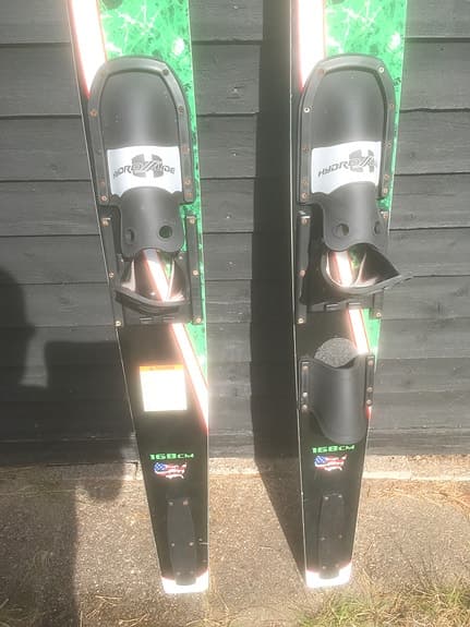 Hydroslide vattenskidor 168cm svart/grön