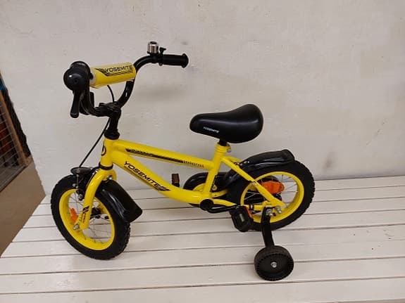 yosemite barncykel 12" gul