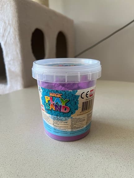 Magic play sand
