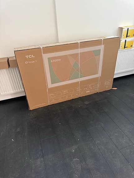 TCL TV 65 tum frame med kvitto