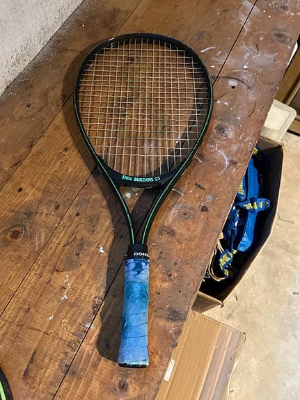 Spalding barn tennisracket