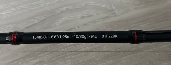 Abu Garcia Max X Multispö 1,98 m 10–30 g svart/röd