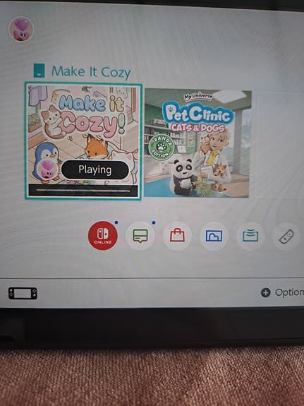 Nintendo Switch spelkonsol med Joy-Con blå/röd