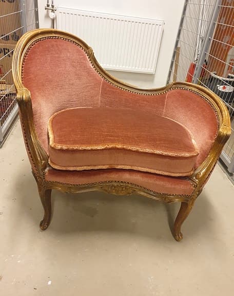 2x pallar Louis Rococo