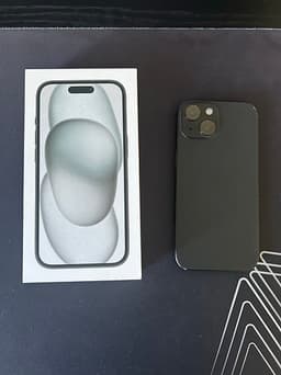 Apple iPhone 15 smartphone 128 GB svart