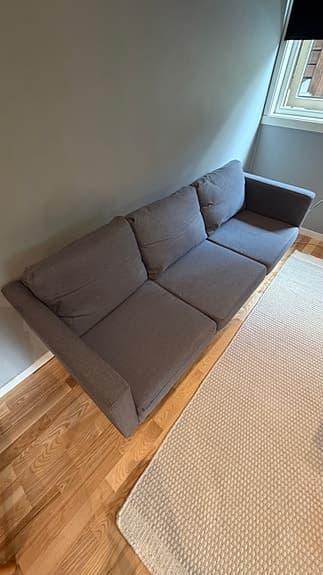 VidaXl 3 sits soffa oanvänd