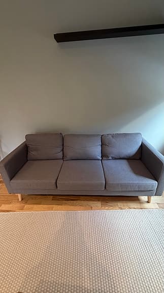 VidaXl 3 sits soffa oanvänd