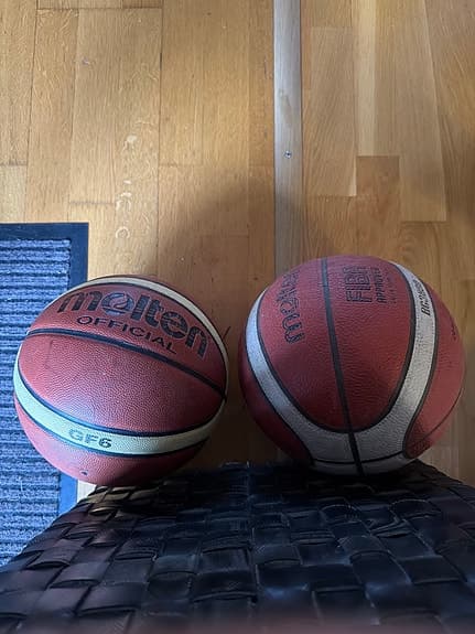 2 st Molten basketbollar – FIBA-godkända – Paketpris 1 000 kr