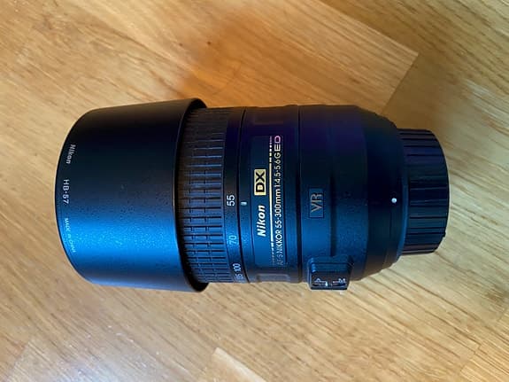 Nikon AF-S DX NIKKOR 55-300 mm F/4.5-5.6 G ED VR + CPL- och UV-filter