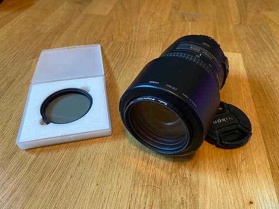 Nikon AF-S DX NIKKOR 55-300 mm F/4.5-5.6 G ED VR + CPL- och UV-filter