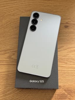 Samsung Galaxy S25 smartphone 128 GB silver