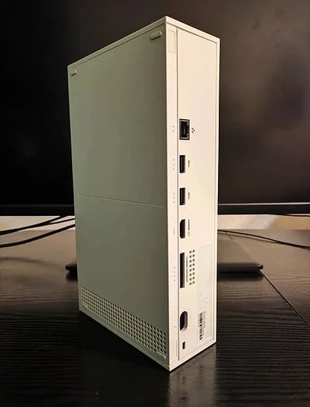 Xbox Series S spelkonsol vit 512gb kontroll hdmi adapter original kartong