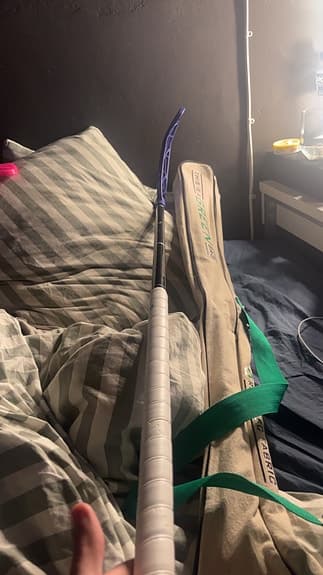 Innebandyklubbor med fodral