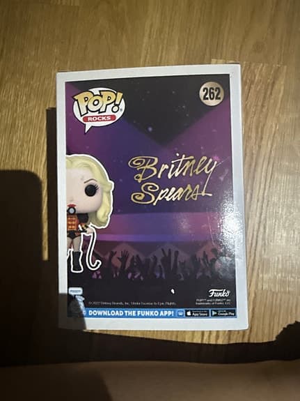 Funko Pop Rocks Britney Spears figur 262