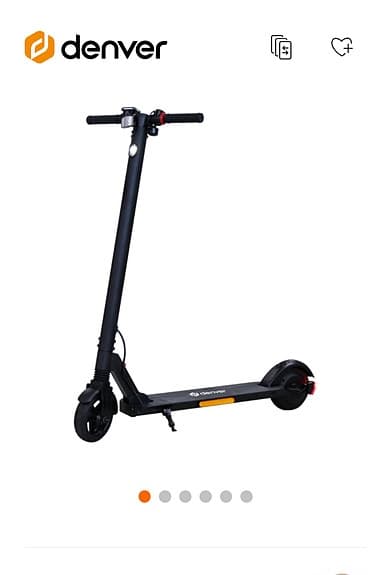 Denver elscooter svart