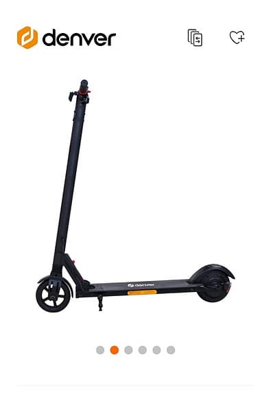Denver elscooter svart
