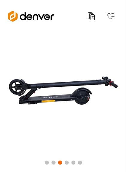 Denver elscooter svart