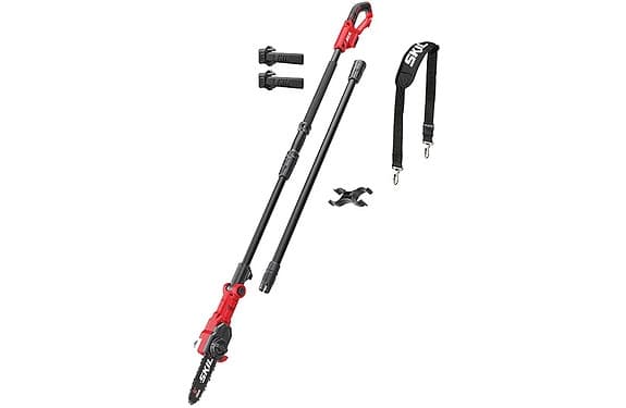 Skil 20 V teleskopisk grensåg + busk-/grästrimmer + 2 x batterier och laddare