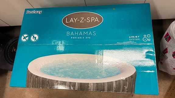 Lay-Z-Spa Bahamas uppblåsbar spabad