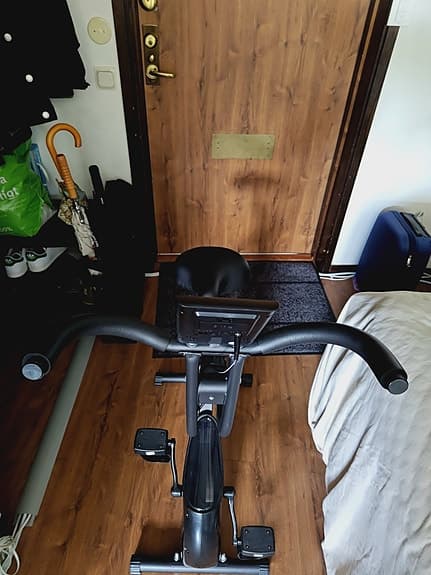 Träningscykel motionscykel svart