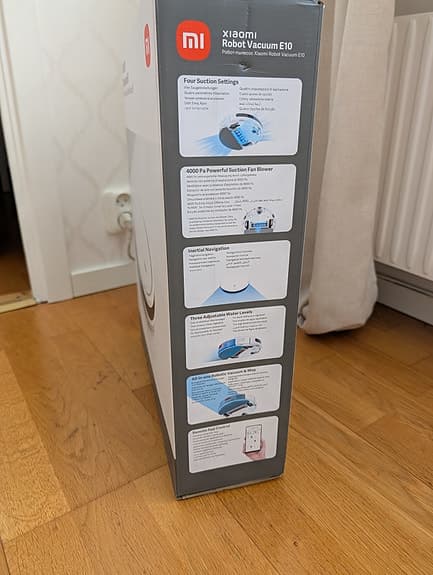Robotdammsugare Xiaomi E10 (OANVÄND)