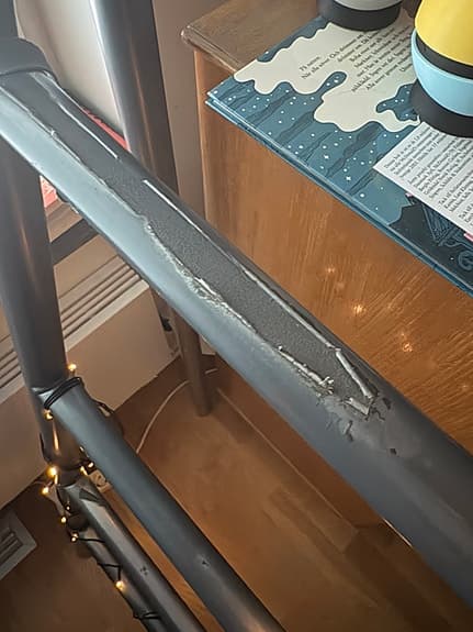 IKEA loftsängar metallgrå