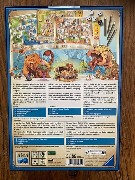 Dungeons, Dice & Danger brädspel (oöppnad)