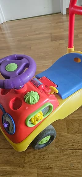 Gåbil med handtag läragå bil