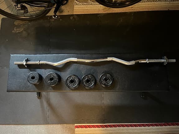 Eleiko viktskivor och curlstång