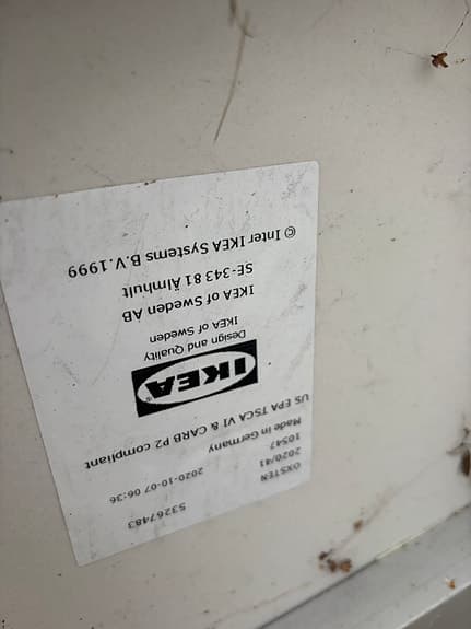 Bänkskiva med vaskuttag Ikea Oxsten