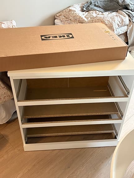 Helt ny MALM byrå 3 lådor IKEA