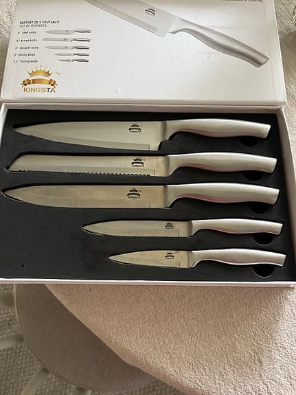 Kingsta Spirit knivset 5 delar rostfritt stål