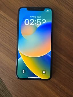 Apple iPhone X 64 GB svart