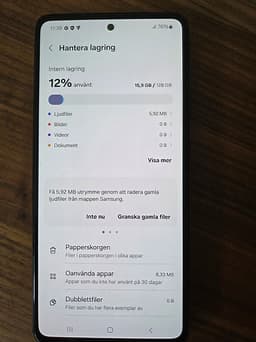 Samsung Galaxy A52 mobil 128 GB svart