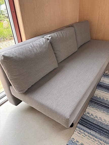IKEA Älvdalen bäddsoffa 3-sits gråbeige