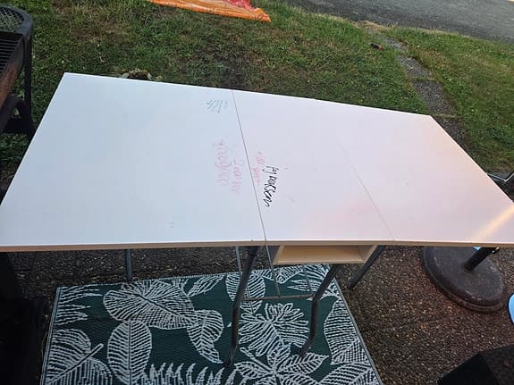 två stycken slagbord