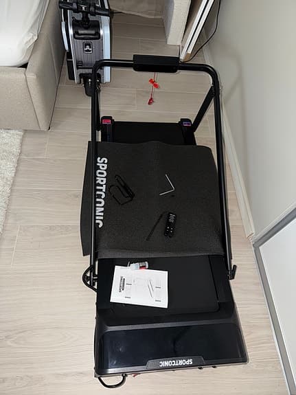 Sportonic löpband svart