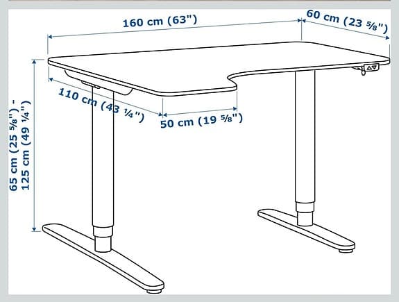 IKEA BEKANT skrivbord