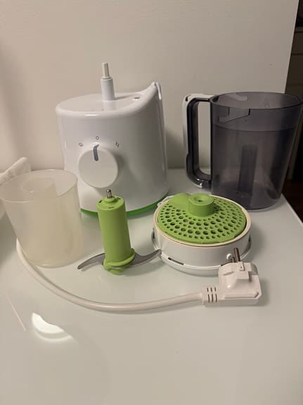 Philips matberedare/ångkokare för barnmat vit/grön